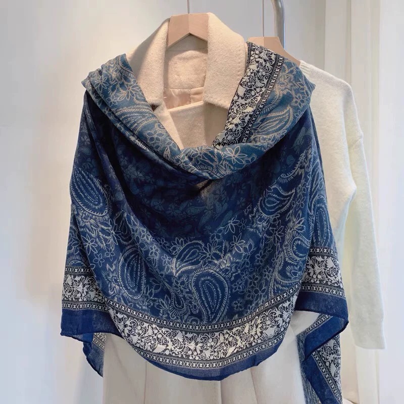 【阳阳专属】180长巾棉麻围巾女气质披肩外搭柔软空调房旅行沙滩巾