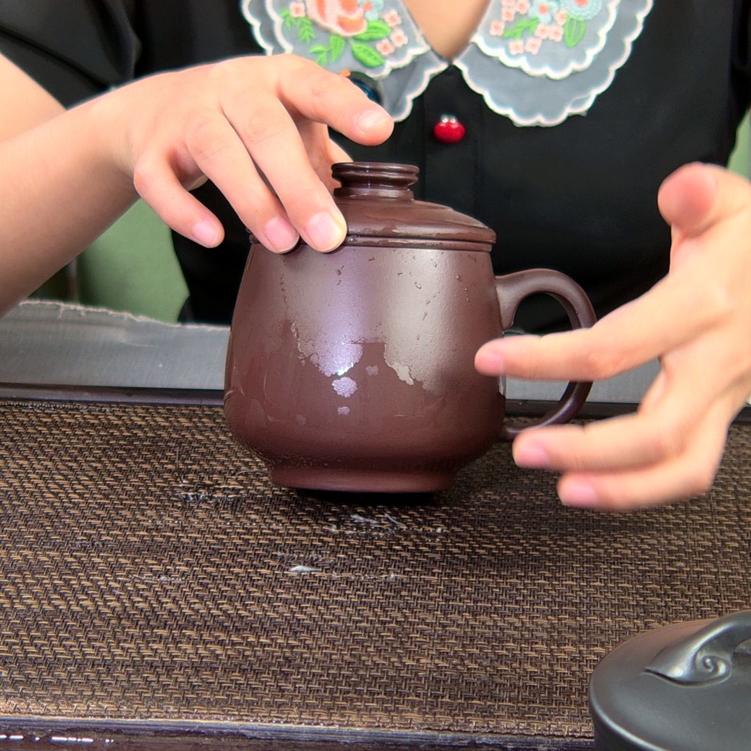 茶杯紫砂高货放漏