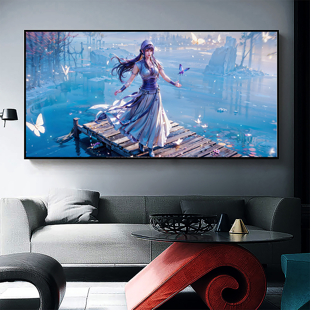 秦时明月 端木蓉 50*100厘米 铝合金晶瓷画