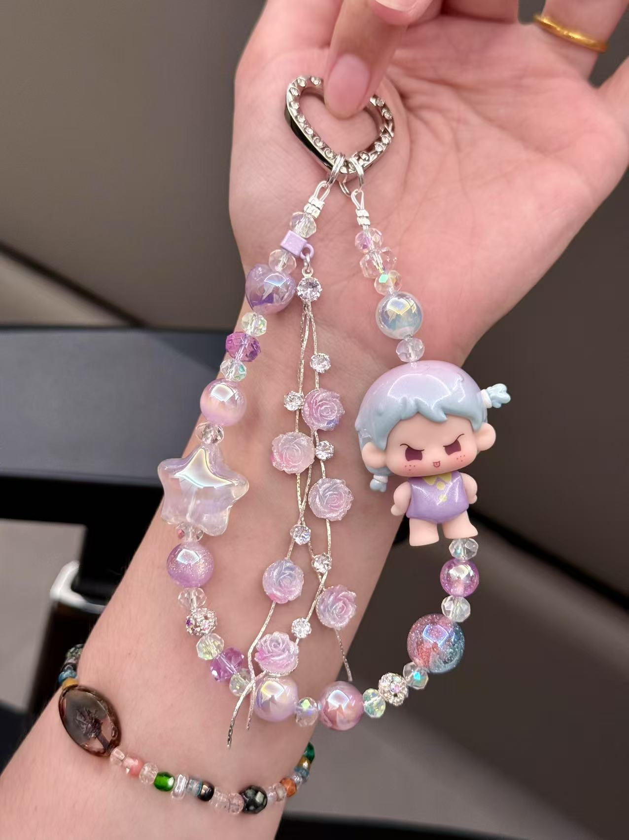 （8单富婆拆带走）李四崽崽DIY手机链钥匙扣