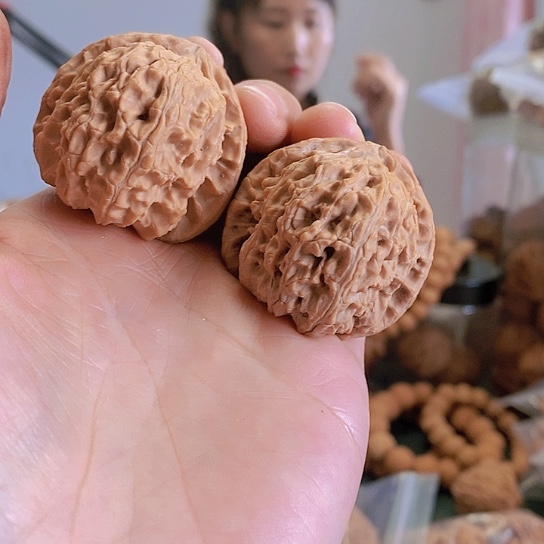 【闪购商品】把件文玩核桃39白狮子