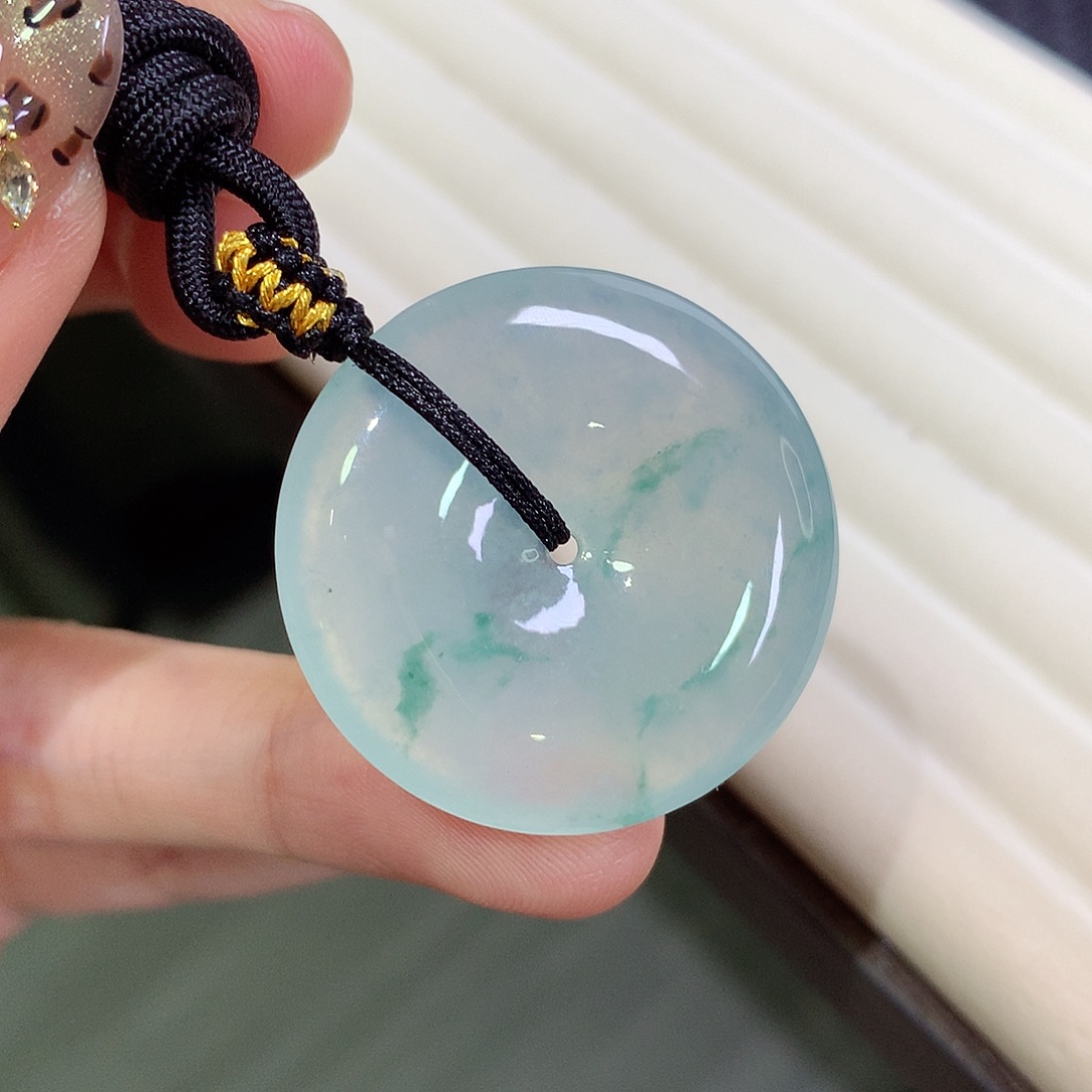 翡翠未镶嵌颈饰30.4-5.6