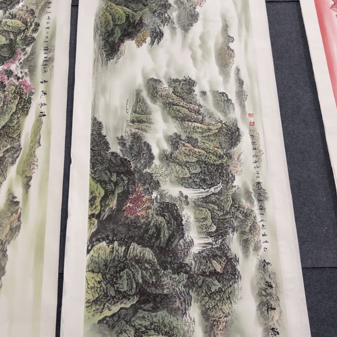 国画处理作品看好再拍哦