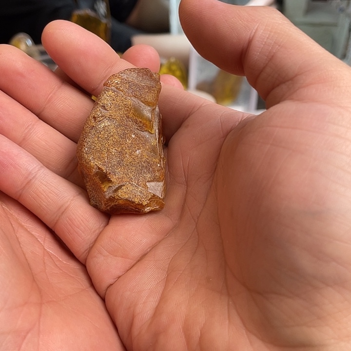 清***风定制琥珀未镶嵌天然琥珀蜜蜡