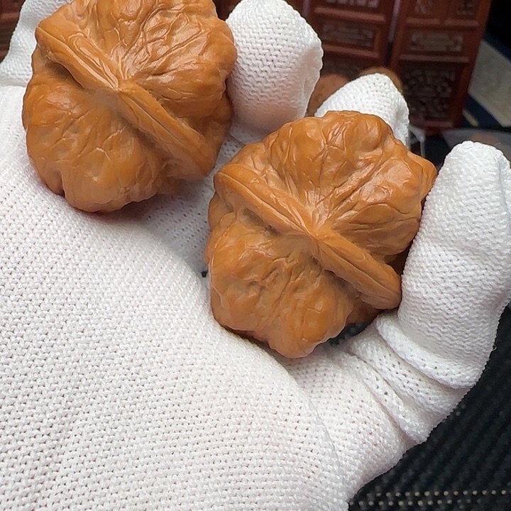 吊坠文玩核桃古蟾41尺难得大尺福利