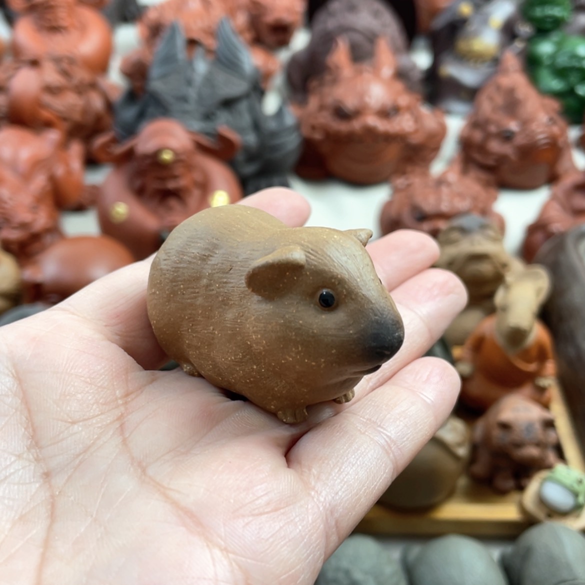 【闪购商品】紫砂茶宠紫砂老鼠