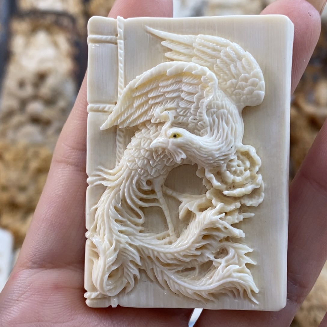 *****吊坠猛犸象牙凤牌