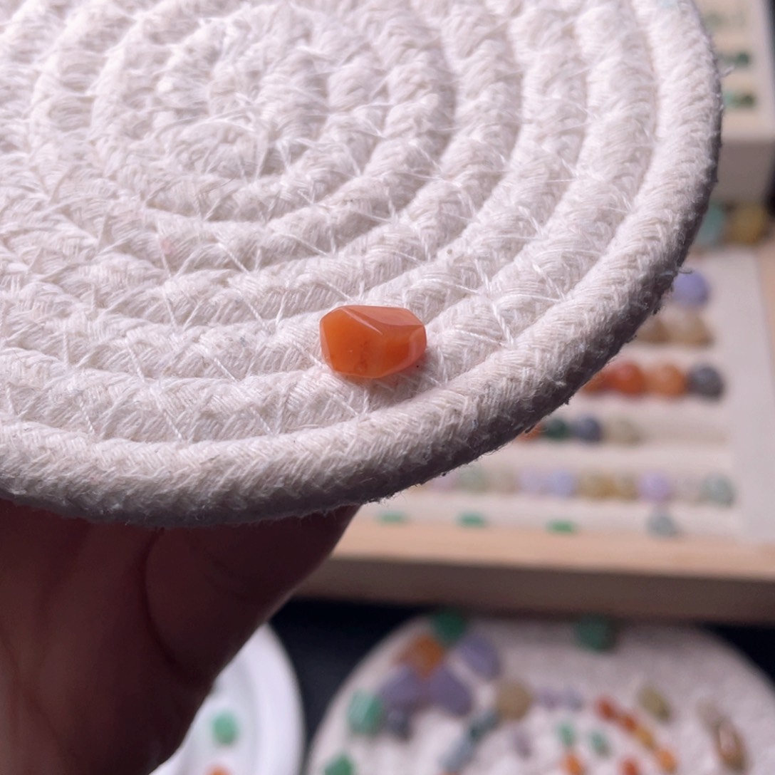 未镶嵌手链翡翠西柚色