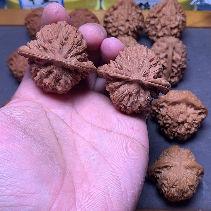 吊坠文玩核桃47尺四座楼