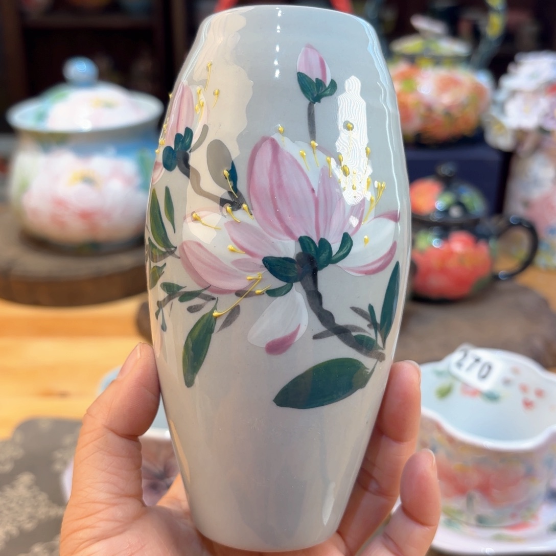 景德镇手绘高温釉下彩陶瓷茶具