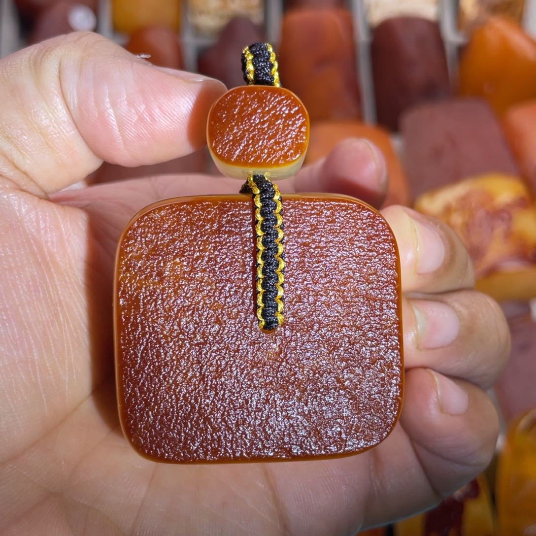 定制蜜蜡未镶嵌天然琥珀蜜蜡原石吊坠