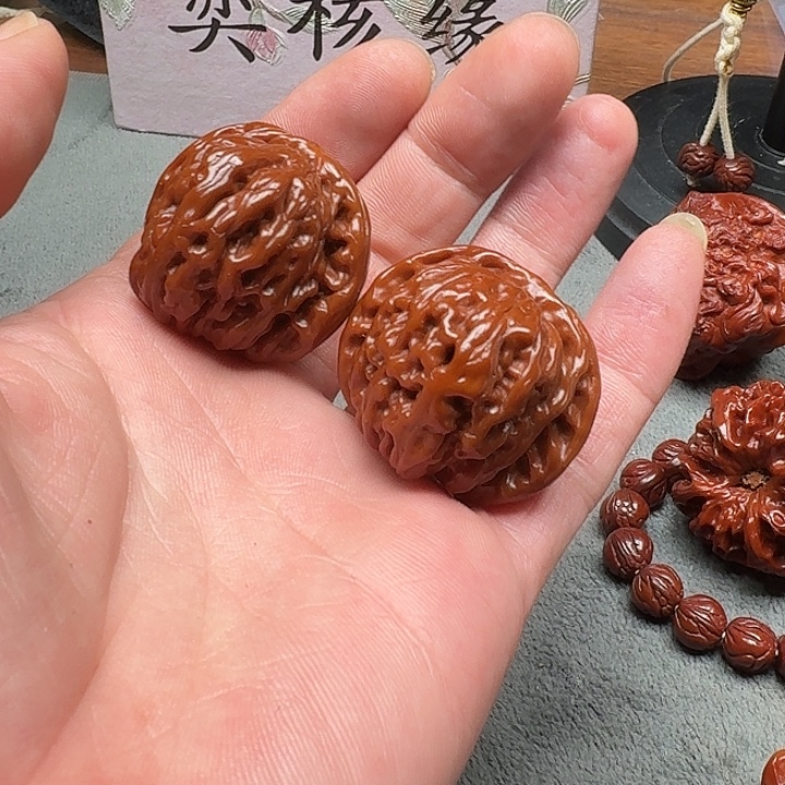 手串桃核089四座楼