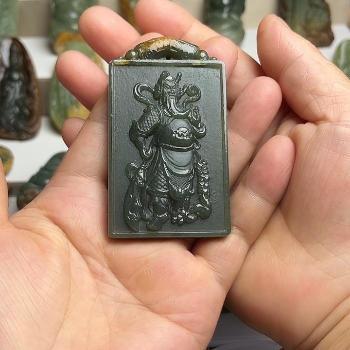岫岩河磨玉（透闪石质玉）未镶嵌挂件