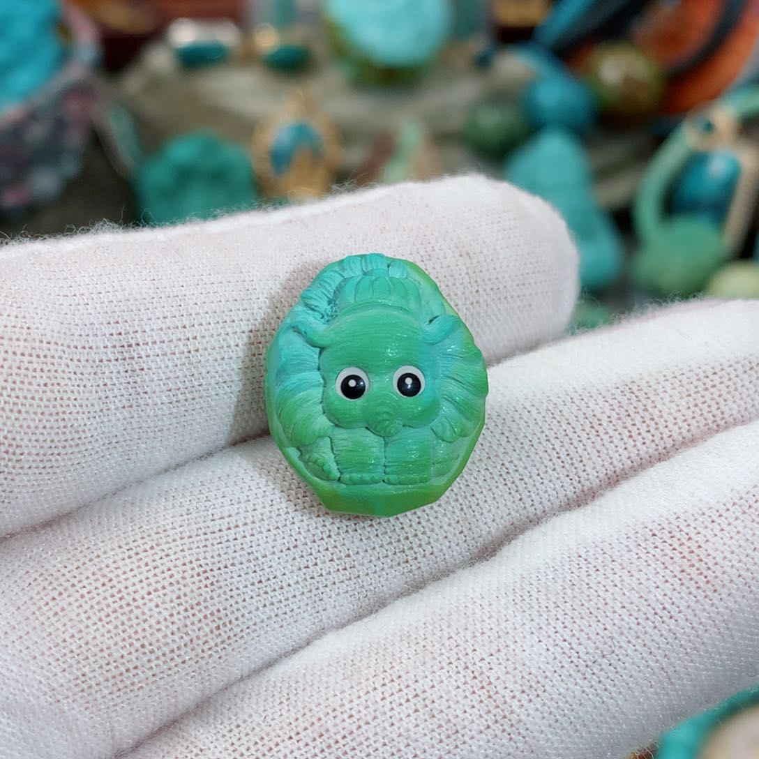 绿松石珠宝奇石未镶嵌