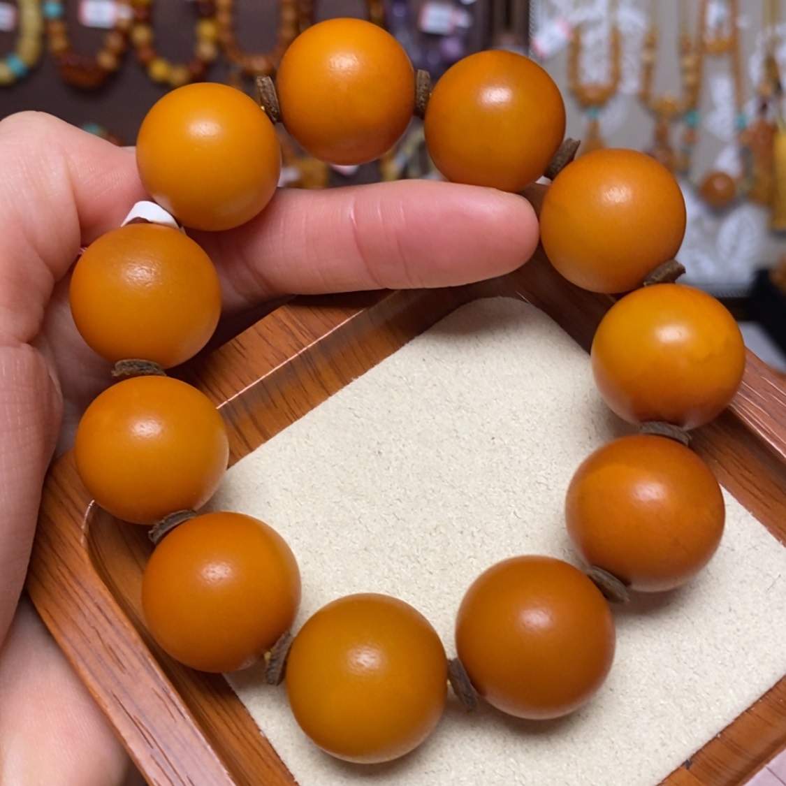 【闪购商品】手链蜜蜡未镶嵌手串