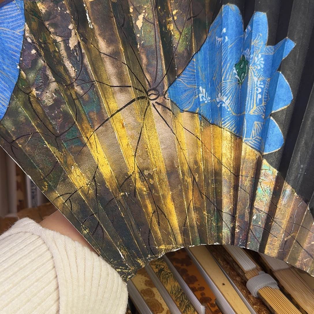 扇子烧箔扇面95-16-1.0