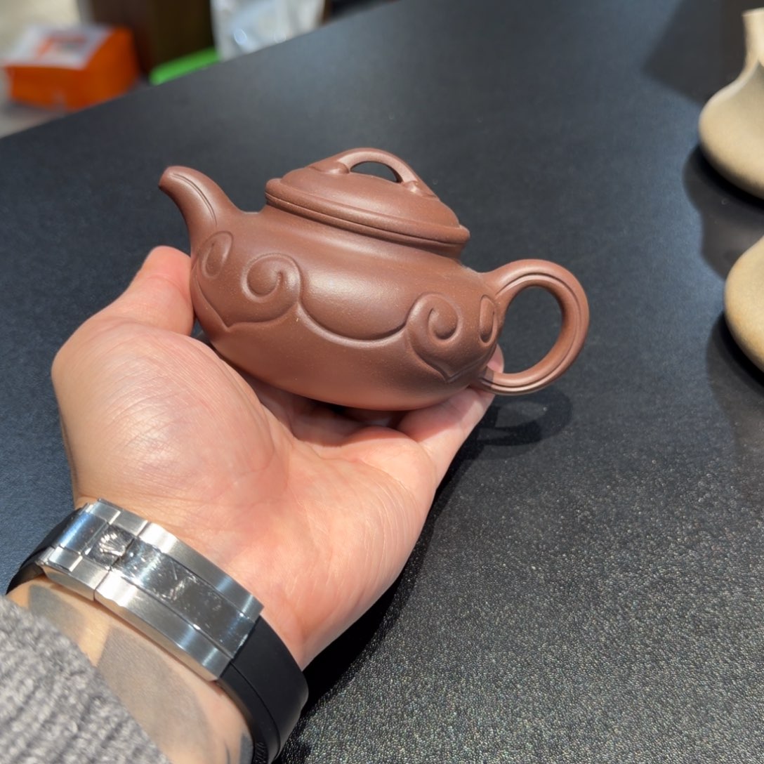 公道杯紫砂底槽清如意仿古精工