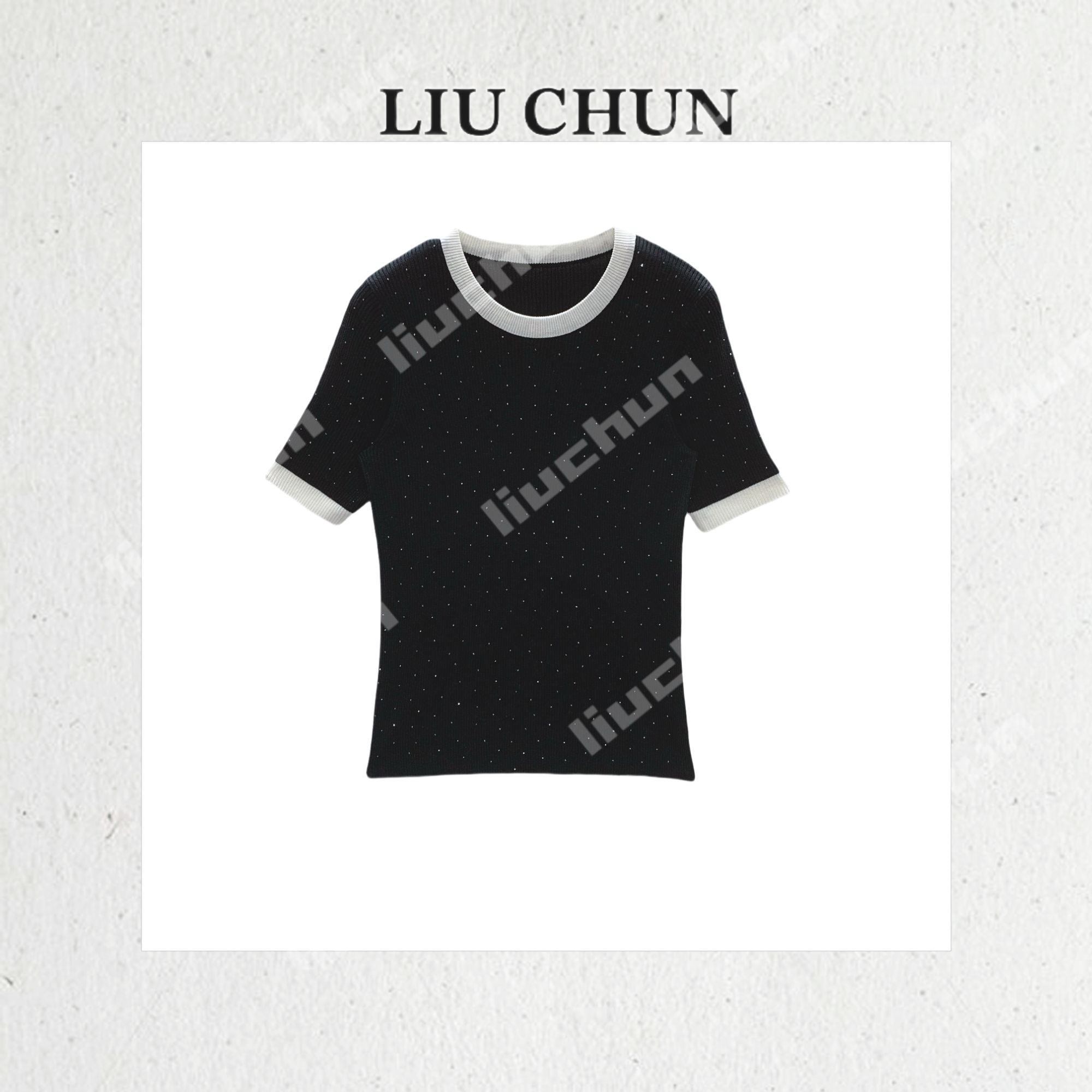 【星空闪钻】CHUN家夏款针织T恤