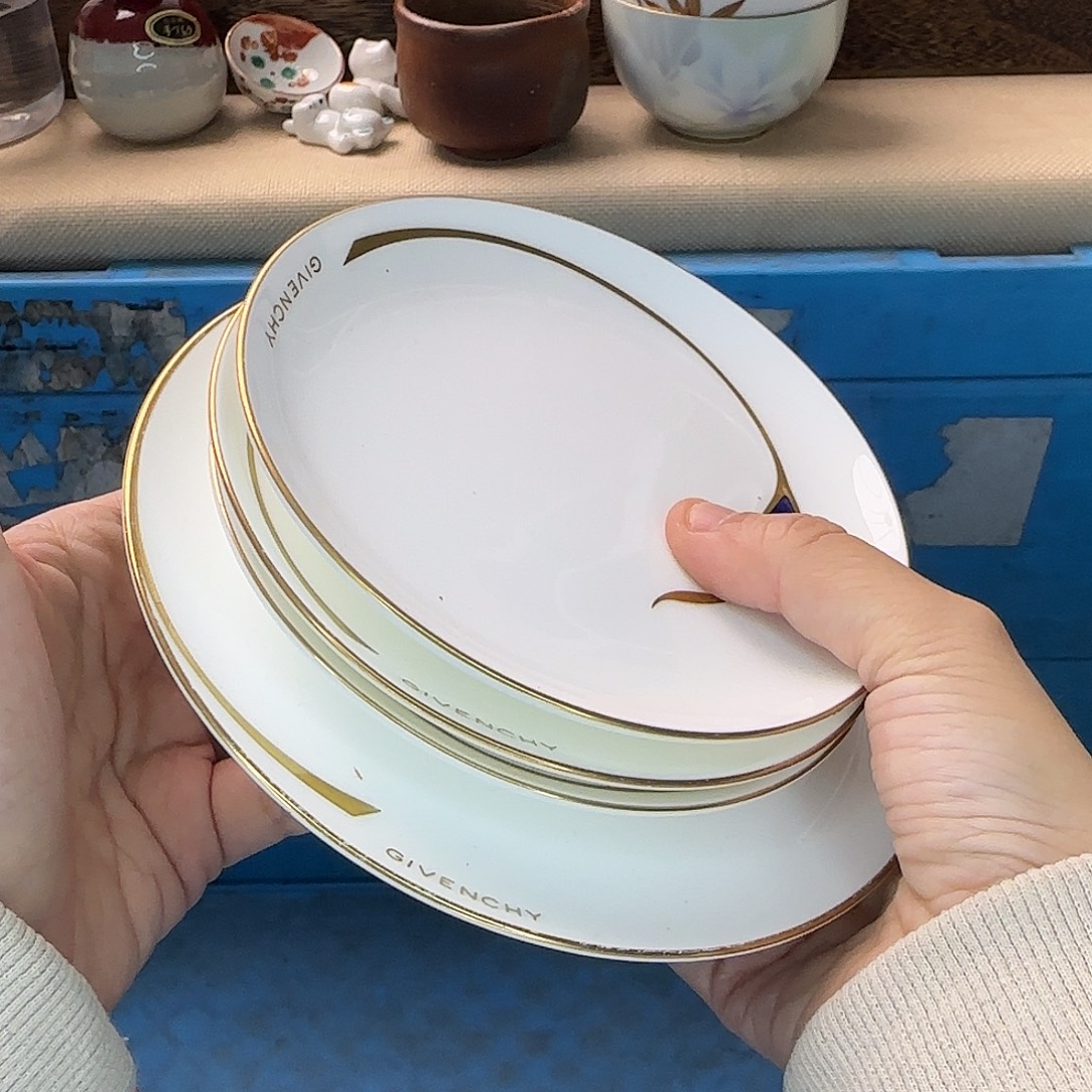 家***啡瓷片回流日瓷中古日瓷满18米包邮