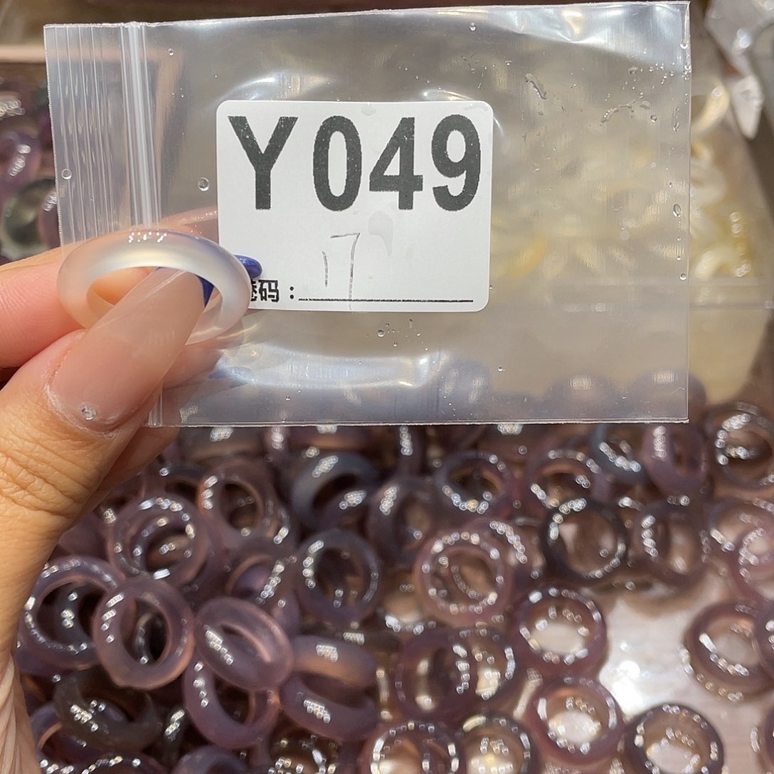 玛瑙/玉髓未镶嵌戒指049