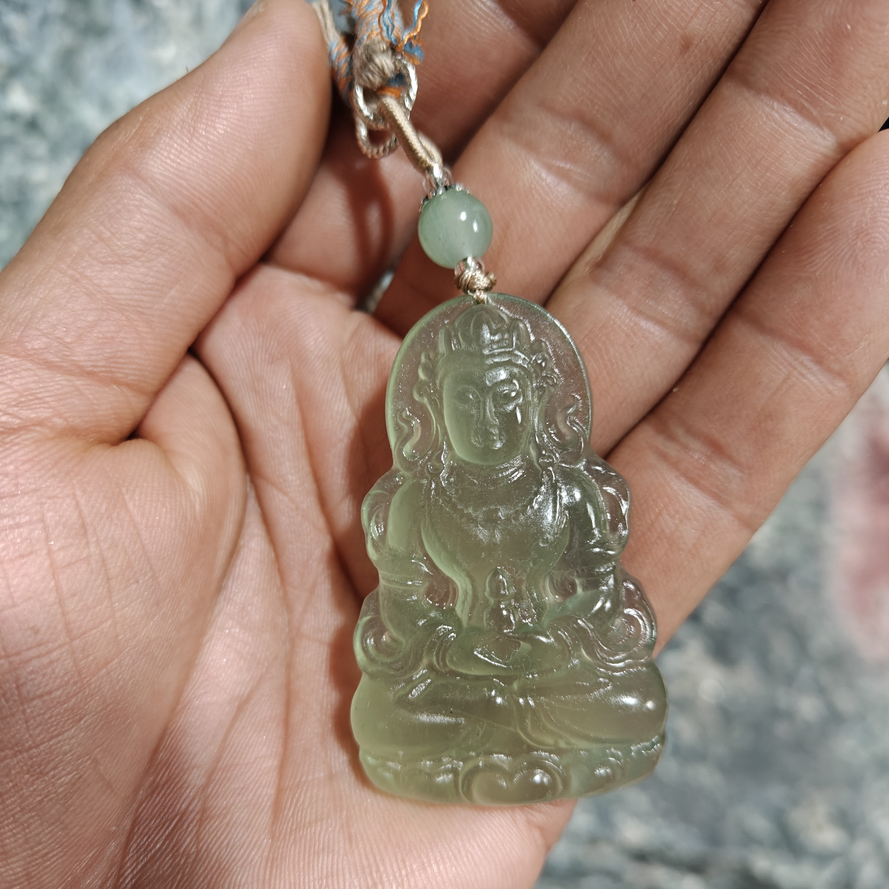 【谢总宠粉】天然玉石  多样性随机发一个度母挂件