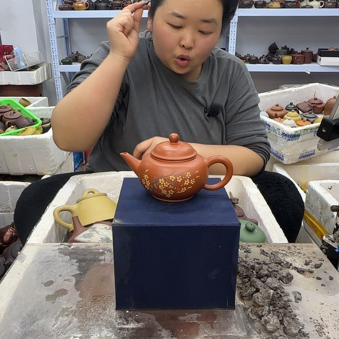 紫砂茶壶宜兴紫砂壶瑕疵处理