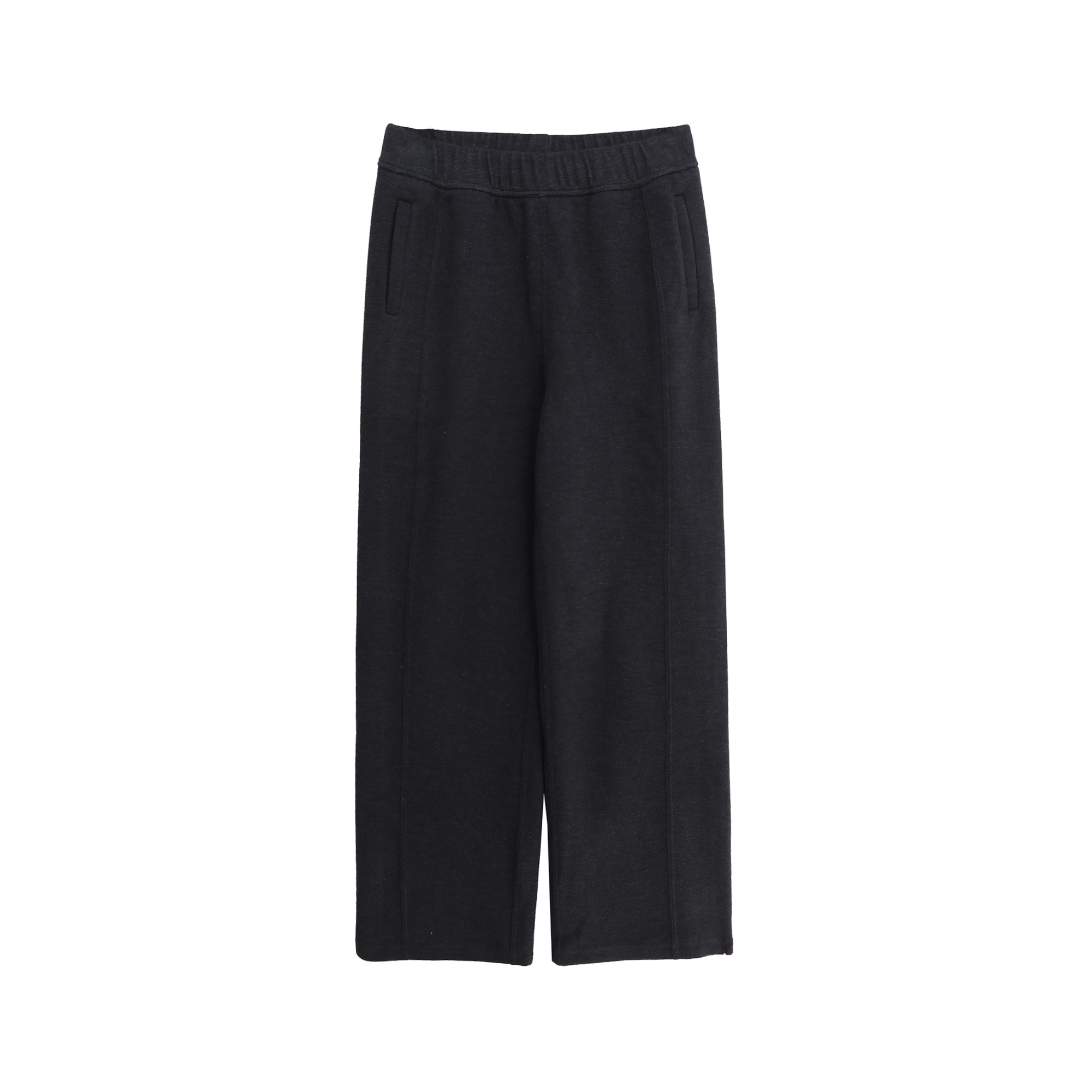 【桑蚕丝 绵羊毛】加厚休闲垂感显瘦直筒阔腿裤X27357