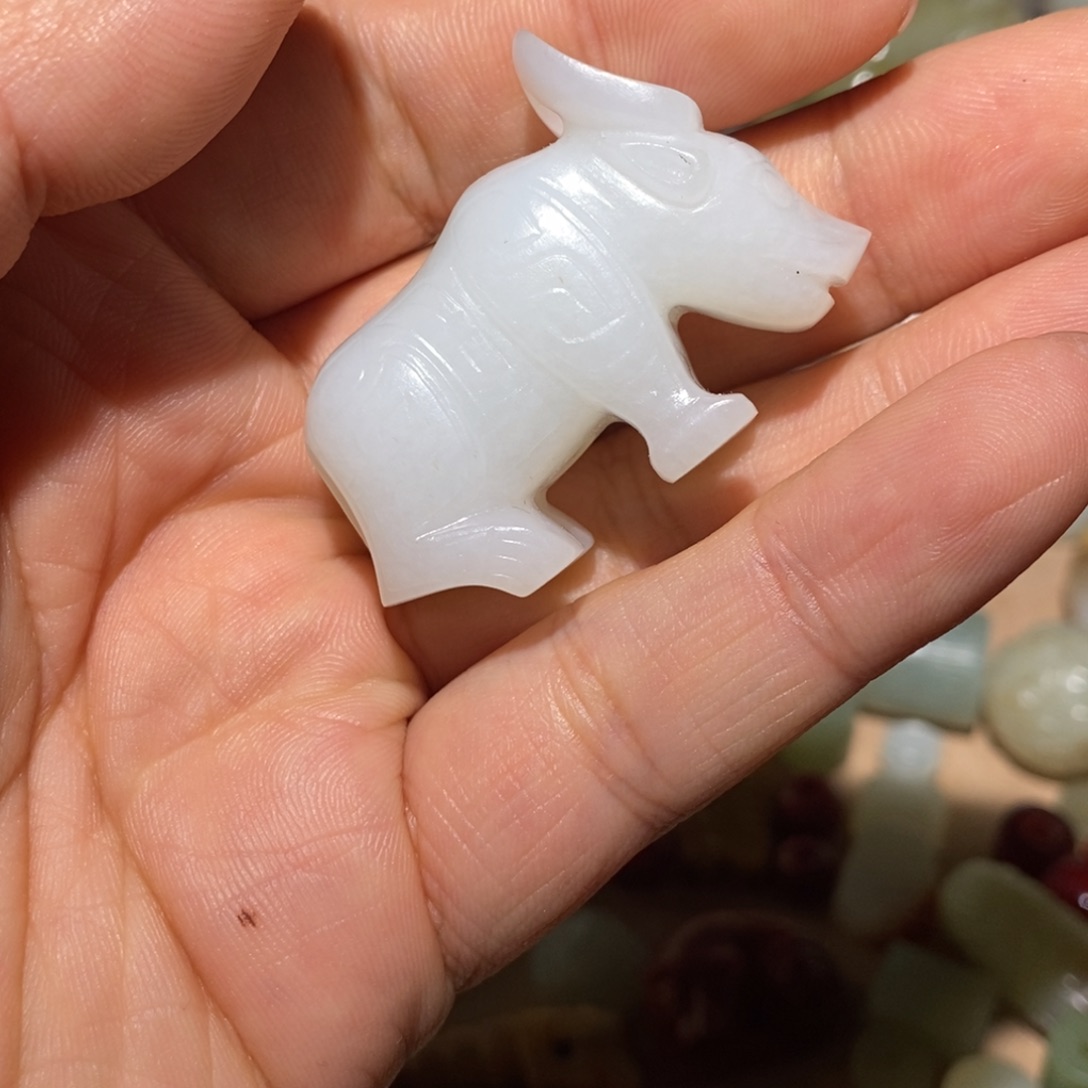 和田玉颈饰未镶嵌用****6