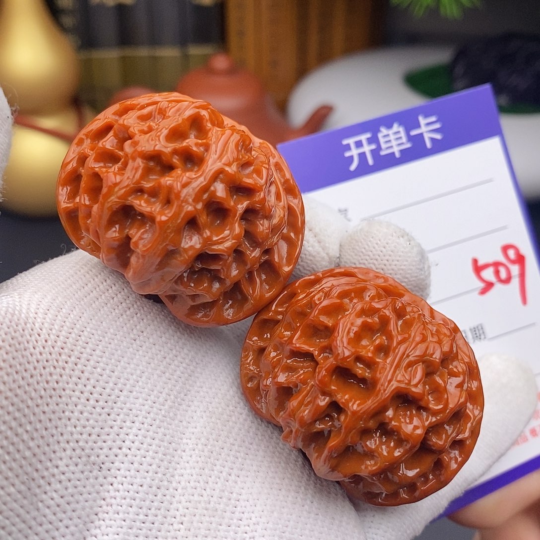 文玩核桃把件43苹果园509