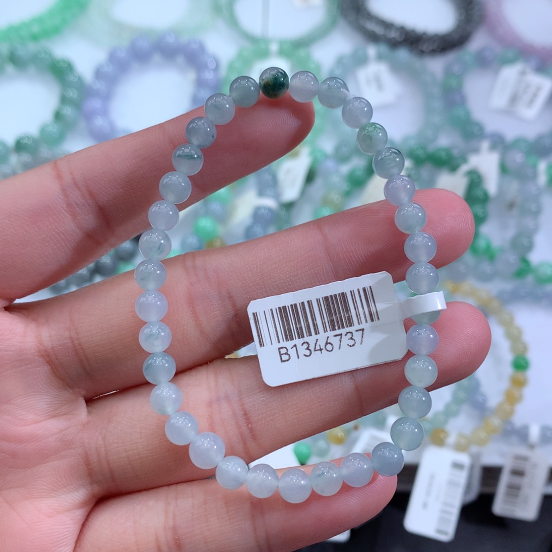 翡翠手链未镶嵌天然