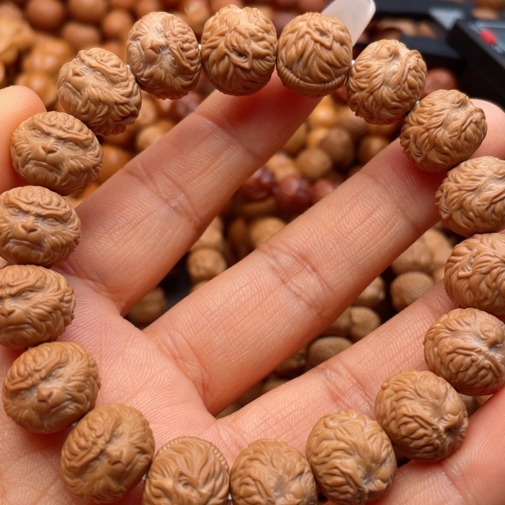 猴头核桃手串*️****黑悟空