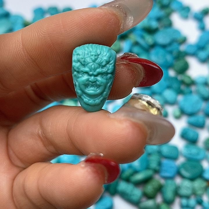 绿松石珠宝奇石未镶嵌