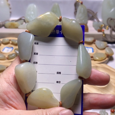 和田玉（白玉）手串未镶嵌