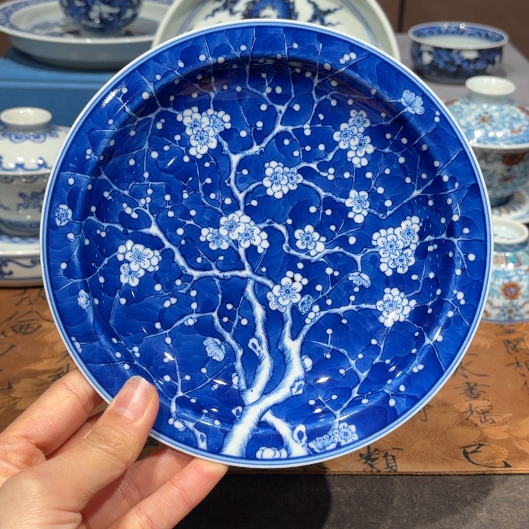 瓷片手工手绘陶瓷茶具