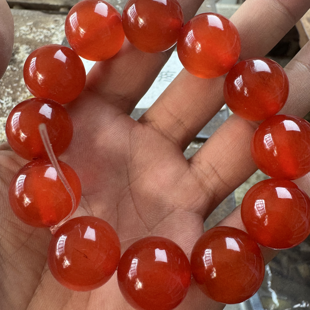 非遗手工艺皮皮手串