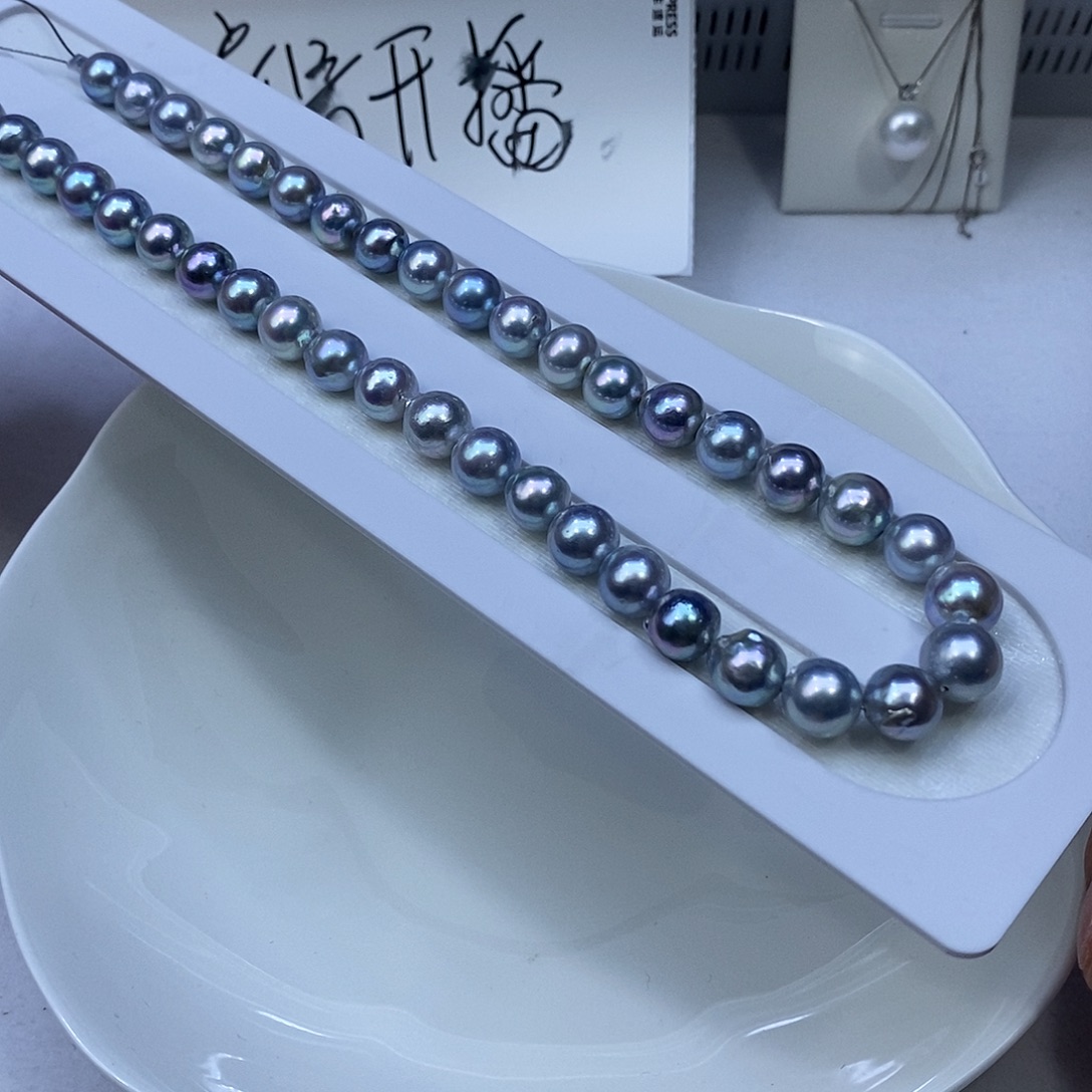 海水珍珠颈饰银S925镶嵌