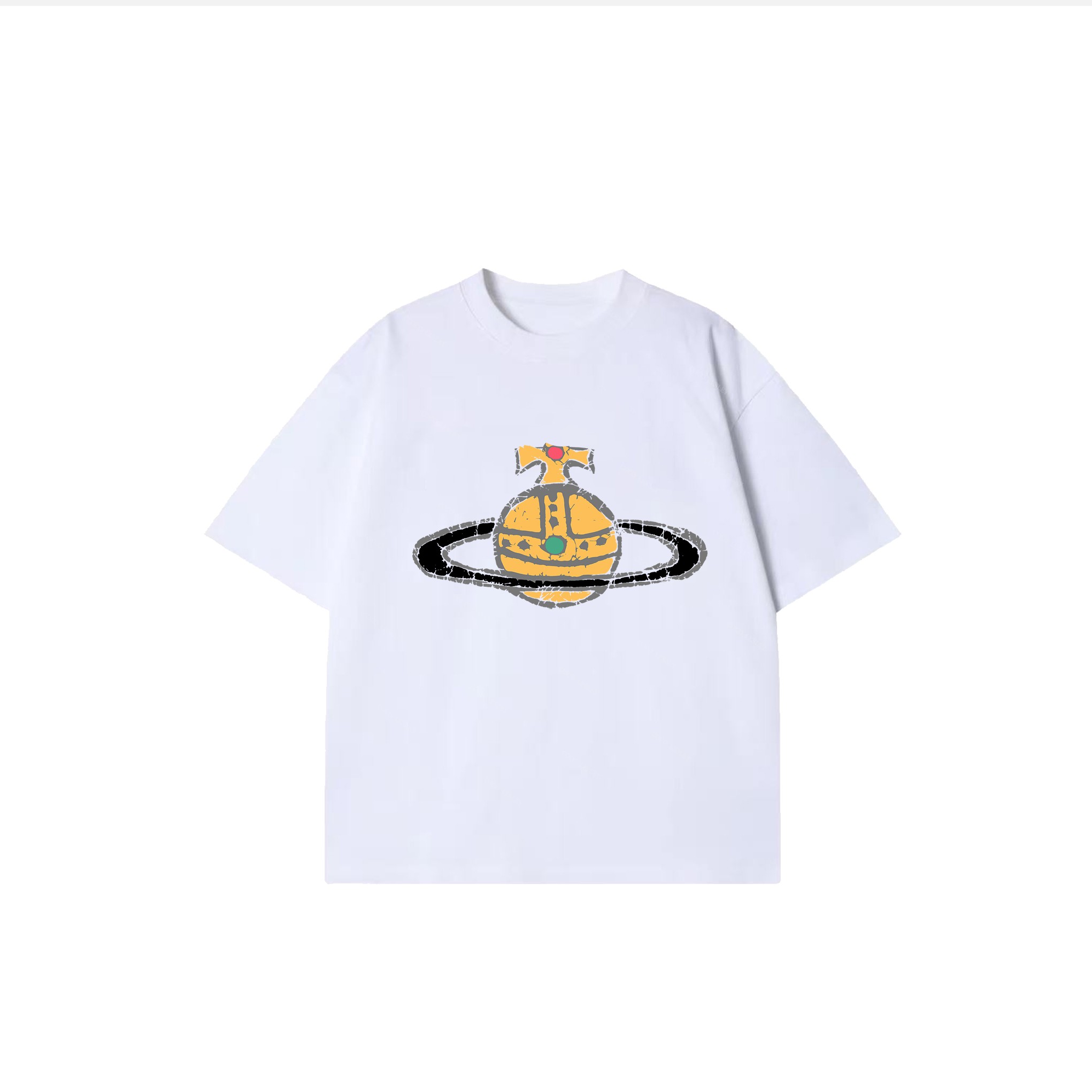 [COCO LESELY]纯棉T恤小众设计师潮牌时尚夏季圆领宽松#2607女版