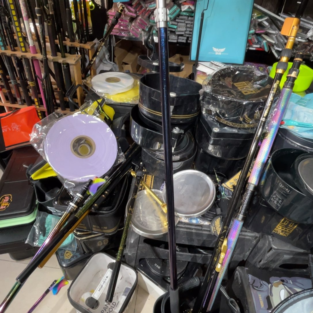 茅草中州美凯210抄网杆