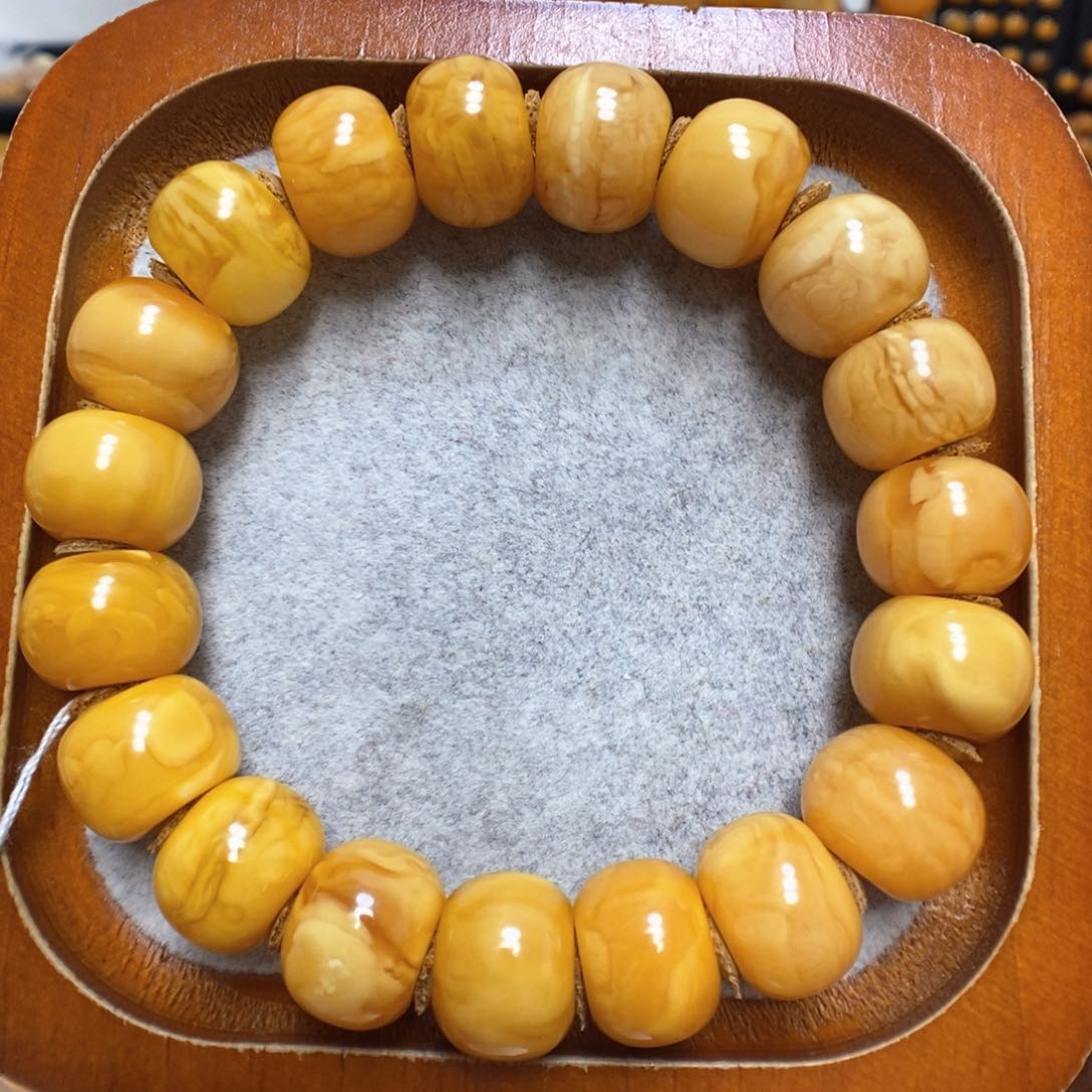 蜜蜡手链未镶嵌蜜蜡