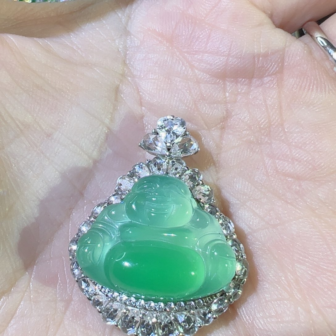 玛瑙/玉髓颈饰银S925镶嵌钢****）