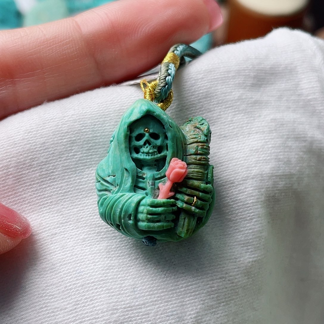 绿松石珠宝半成品未镶嵌