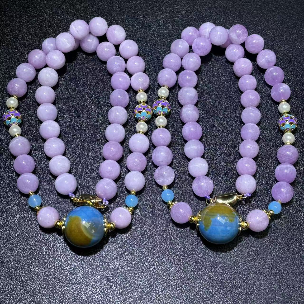 C11027【任会长珠宝】多宝紫锂辉石项链-多样性只发一件