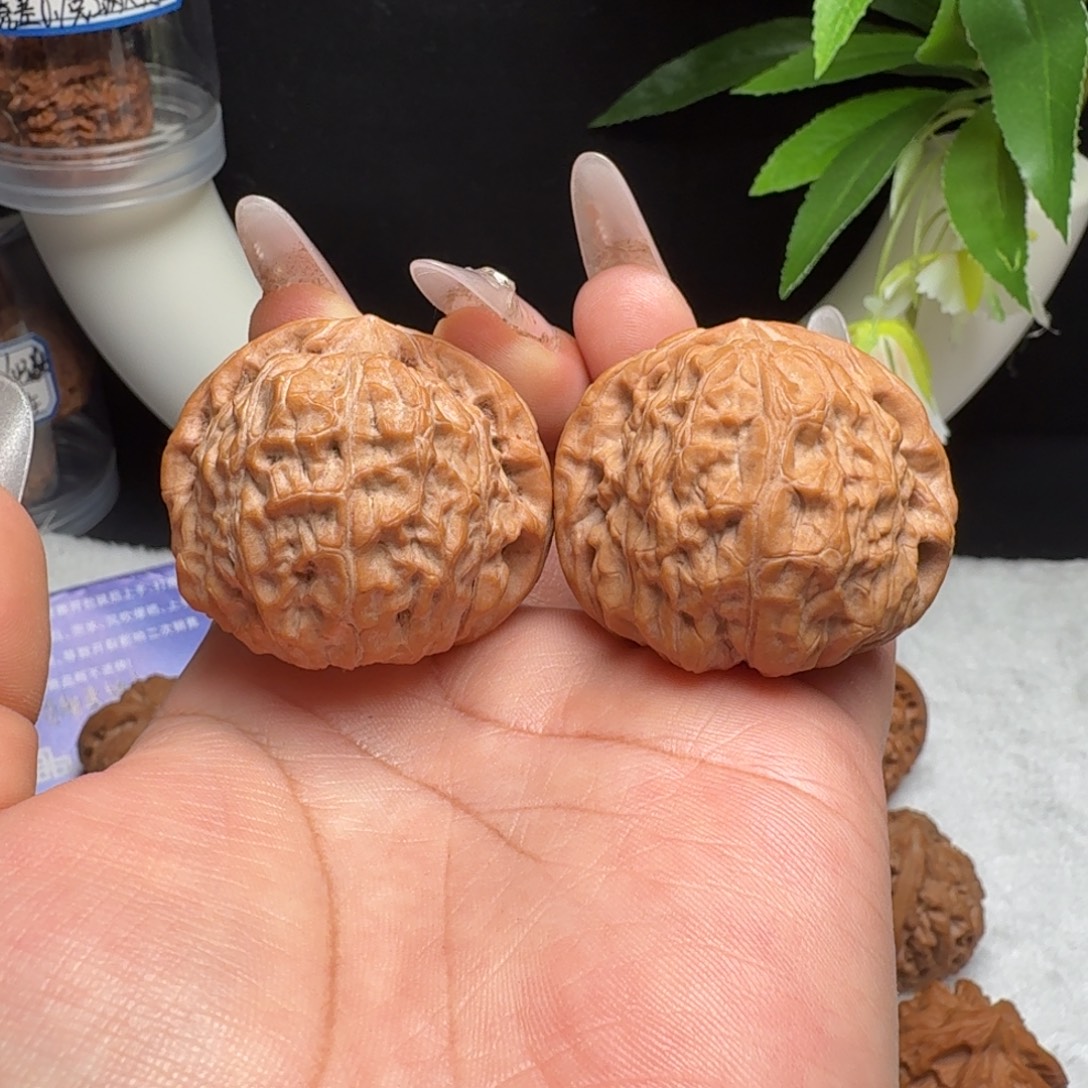 把件文玩核桃43南瓜墩
