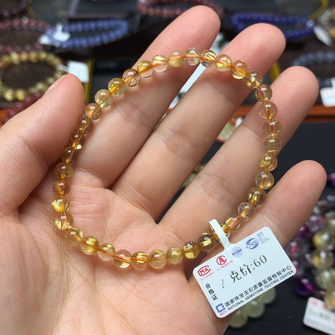 水晶手链未镶嵌手链