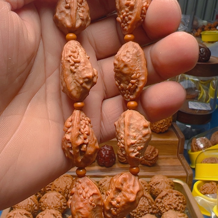 把件文玩核桃江*麒麟角手串