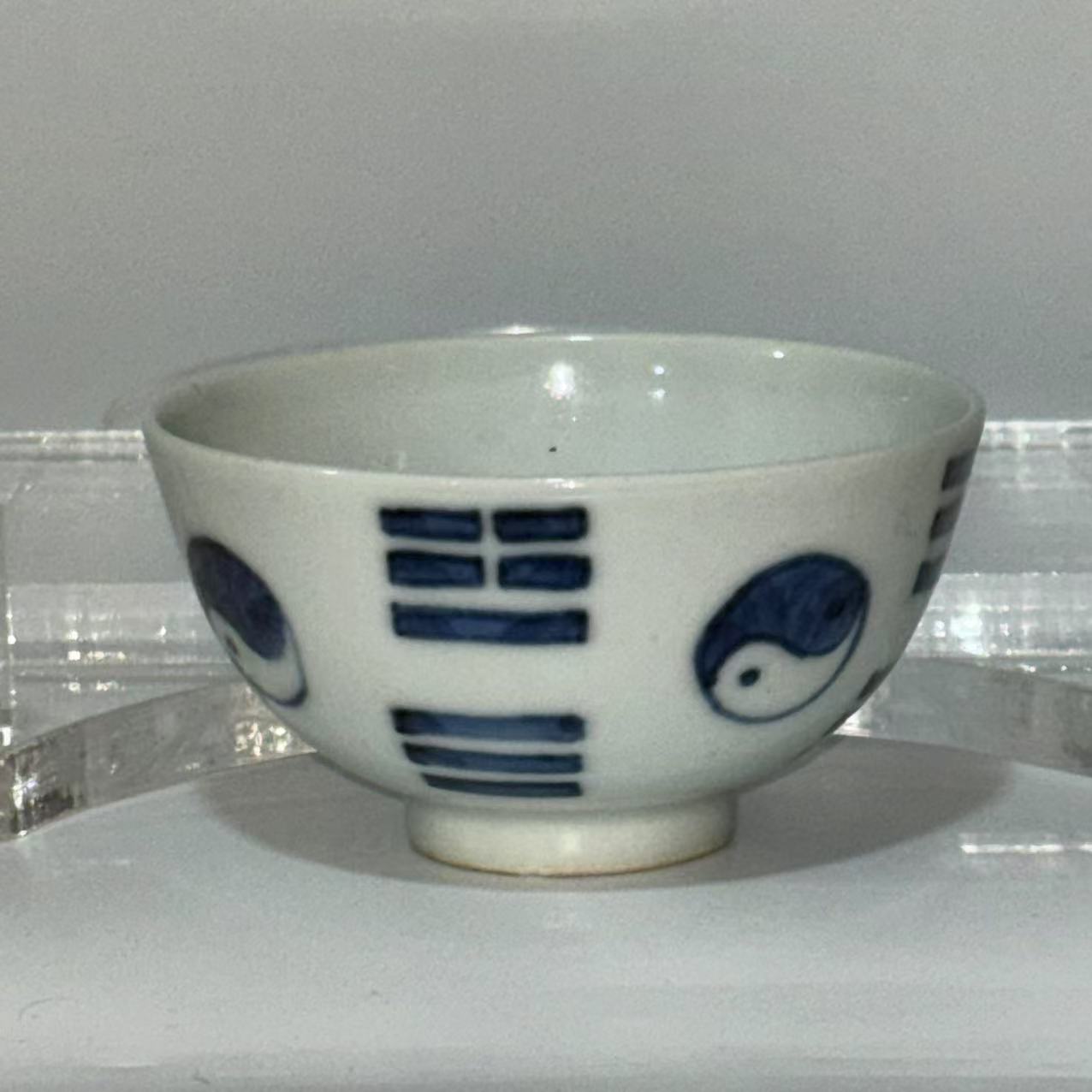 HJD2501-001青花太极八卦纹杯子