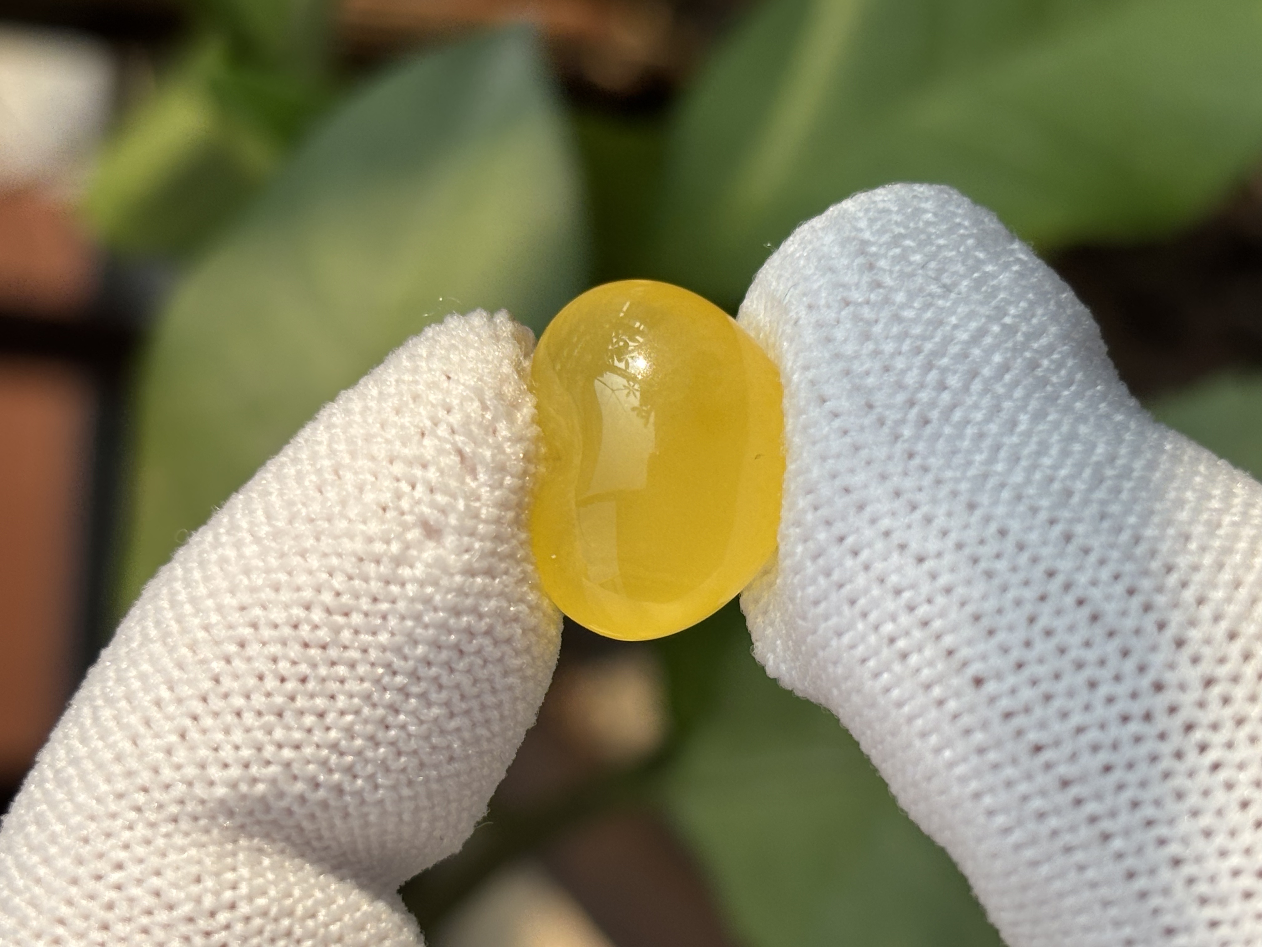4592天然蜜蜡琥珀屁桃配饰15.9x12x8.9mm