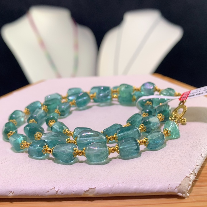 手链未镶嵌双色碧玺