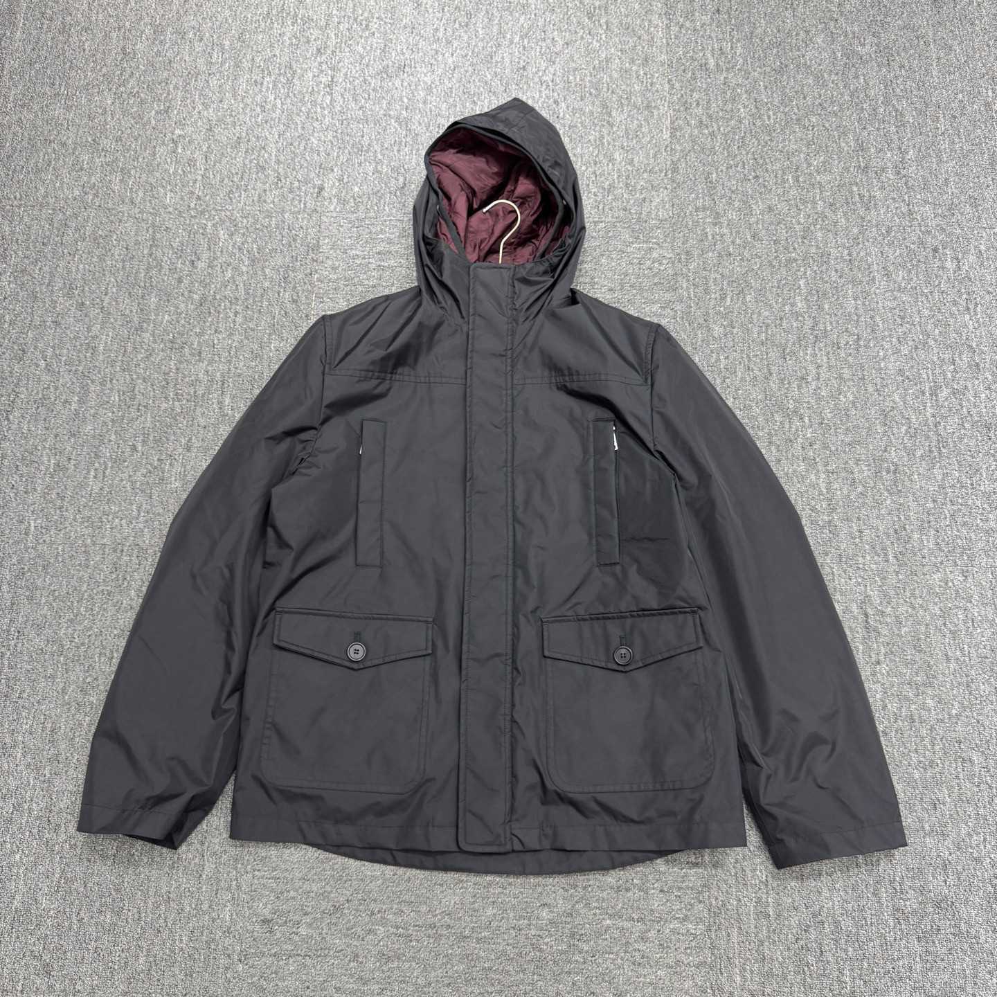 未使用 Prada/普拉达 可拆卸双层棉服夹克/17228 50码