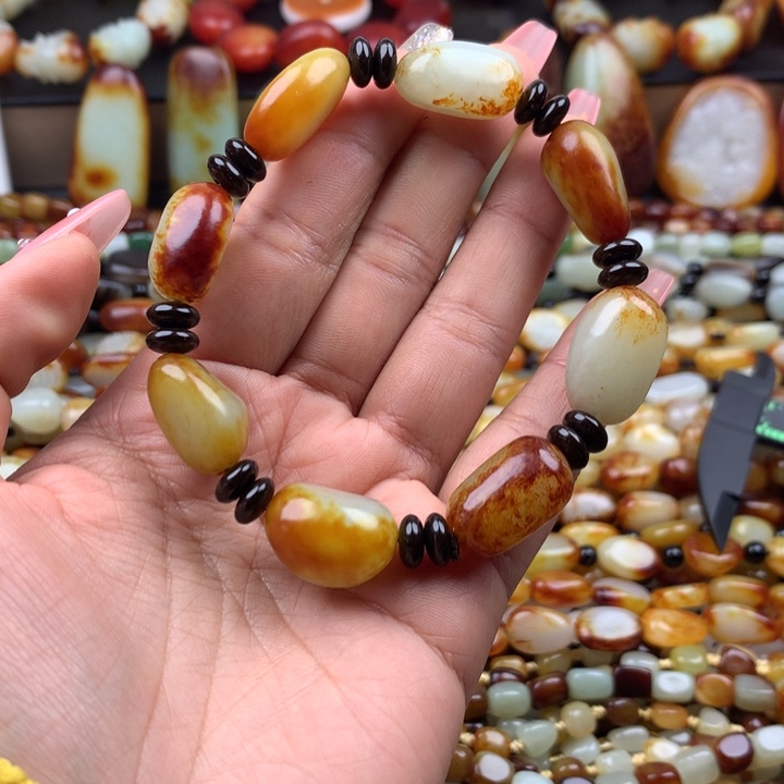 和田玉手链未镶嵌